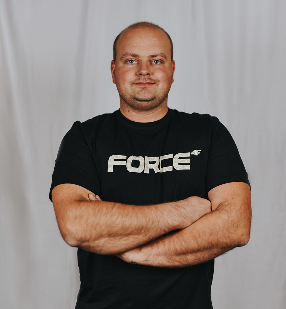 Person gray photo placeholder man in a shirt on white background